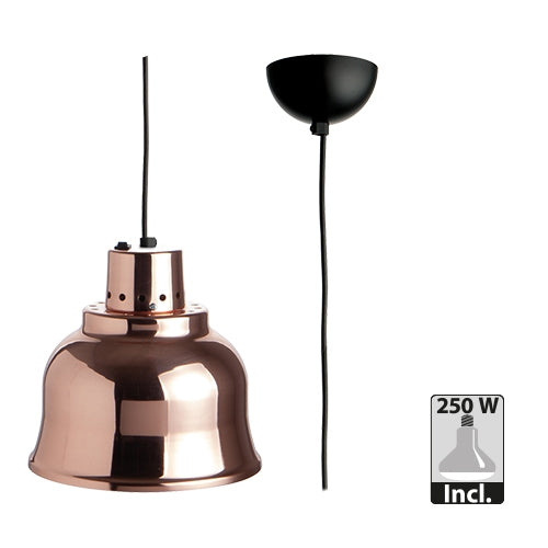 Copper Heat Lamp Shade | CaterChef | 250 W | Ø22.5 x H22 cm 1