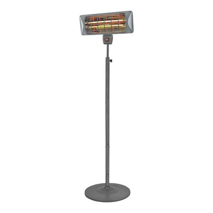 Quartz Patio Heater with Stand | EMGA | 1000/2000 W | 50 x 47 x H202 cm 1