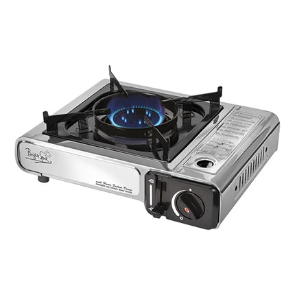 Gas Hot Plate Rechaud | Bright Spark | Piezo Ignition, 2,000 W | Ø20 cm 1