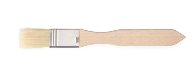 Butter and Fat Brush with Natural Pig Bristles | HENDI | Beech Wood Handle | 190x20mm