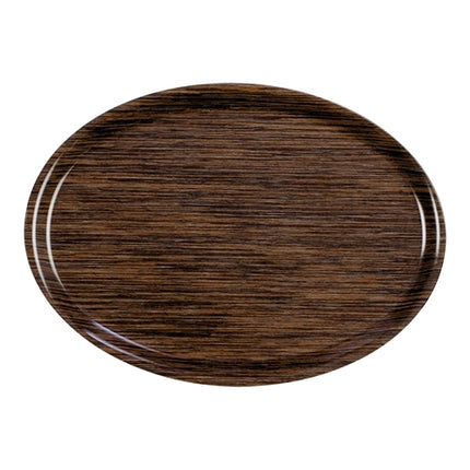 Oval Scratch-Resistant Serving Tray | Roltex | Laminate-Melamine Decor | Dishwasher Safe | 28 x 20 cm 1