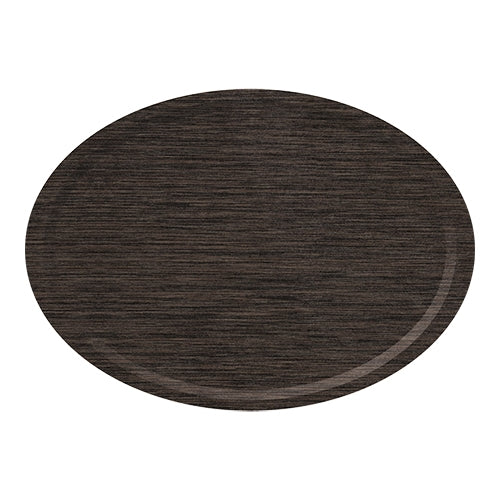 Roltex Oval Serving Tray | Wenge High Pressure Laminate | 28 x 20 cm 1