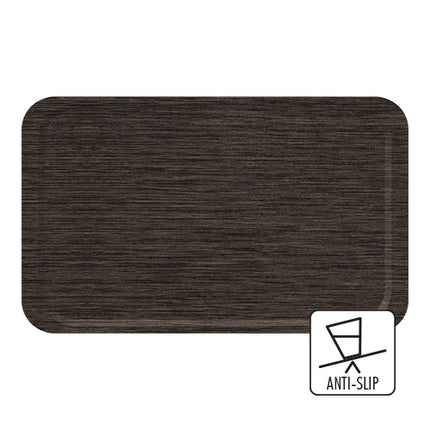 Anti-Slip GN 1/1 Serving Tray | Roltex | Wenge High Pressure Laminate | 53 x 32.5 cm 1