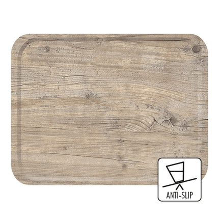 Roltex Rectangular Anti-Slip Serving Tray | Vintage High Pressure Laminate | 47 x 36 cm 1