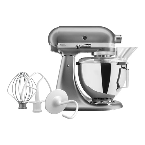 KitchenAid 4.3L Tilt-Head Planetary Stand Mixer | Silver | 275 W 1
