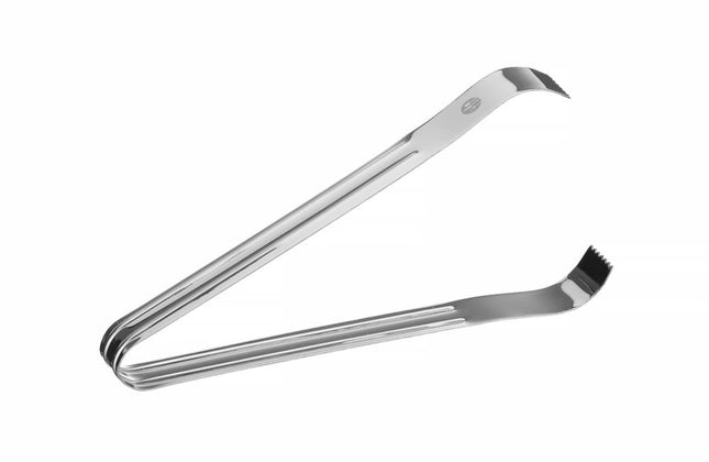 Ice Cube Tongs | BarUp | Silver Finish | 180mm Length