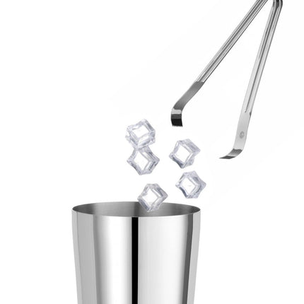 Ice Cube Tongs | BarUp | Silver Finish | 180mm Length 3