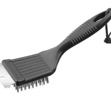 Barbecue Wire Brush with Steel Scraper | HENDI | 70x200x80mm