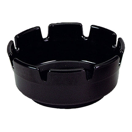 Black Melamine Ashtray | EMGA | Ø10 x H5 cm 1