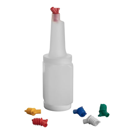 Polypropylene Bar Keep Bottle with Pouring Spout | EMGA | Dishwasher Safe | 1 L 1