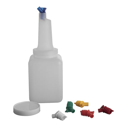 Polypropylene Bar Keep Bottle with Pouring Spout | EMGA | Dishwasher Safe | 2.1 L 1
