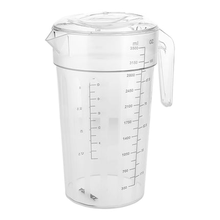 Transparent Polycarbonate Pitcher with Lid and Pouring Spout | Sunnex | 3.5 L 1