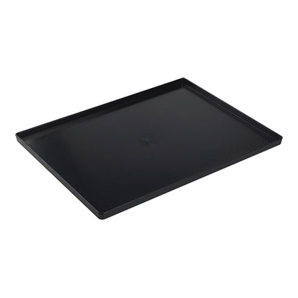 Rectangular Polycarbonate Display Tray | EMGA | Black | 29 x 19.5 x H1.5 cm 1