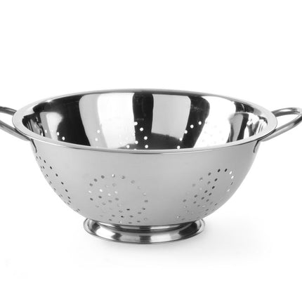 Cedilo s podstavkom in 2 ročajema | HENDI Kitchen Line | Premer 340mm x Višina 160mm