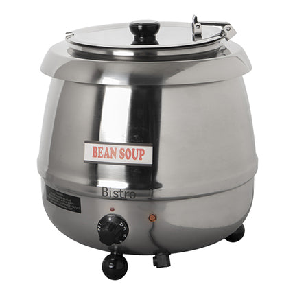 Bistro Countertop Soup Kettle | Stainless Steel Inner Pot | 10 L, 475 W, Ø38.5 x H36.6 cm 1