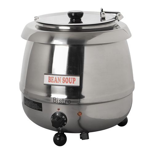 Bistro Countertop Soup Kettle | Stainless Steel Inner Pot | 10 L, 475 W, Ø38.5 x H36.6 cm 1