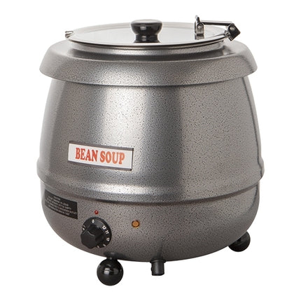 Bistro Countertop Soup Kettle Warmer | Manual Control, Rustique Gray | 10 L | 475 W | Ø38.5 x H36.6 cm 1