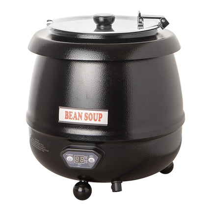 Bistro Countertop Soup Kettle Warmer | Digital Control, Black | 10 L | 475 W | Ø35.2 x H36.6 cm 1