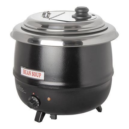 Bistro Countertop Soup Kettle Warmer | Manual Control, Black | 13 L | 600 W | Ø41.4 x H42 cm 1