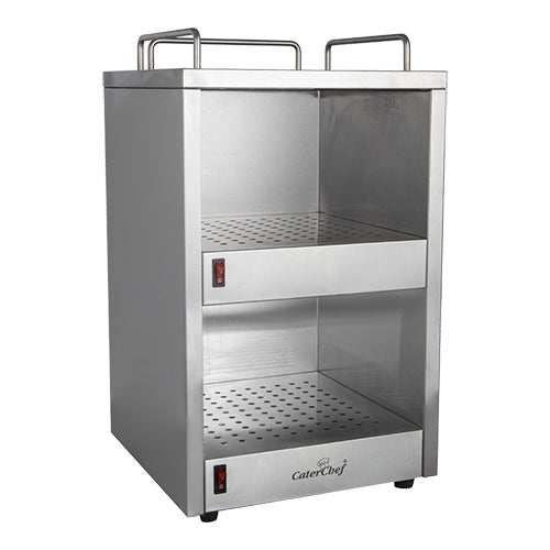 CaterChef Countertop Cup Warmer Stainless Steel | 2 Heated Zones | 140W Up to 75°C 1