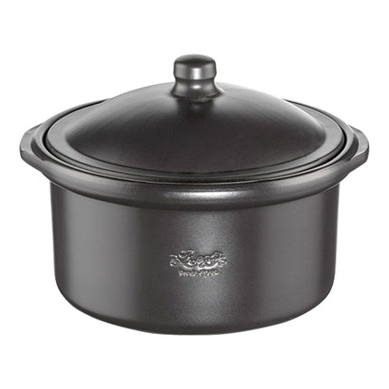 Black Ceramic Cocotte with Lid | Regas | Oven-Safe | Ø14.4 x H7 cm | 0.64 L 1