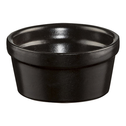 Round Ceramic Ramekin Black | Regas | Ø8 x H4.2 cm | 0.115 L 1