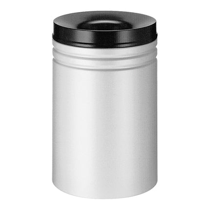 Self-Extinguishing Disposal Bin | EMGA | Epoxied Metal, Gray | 50 L | Ø29.5 x H72.5 cm 1