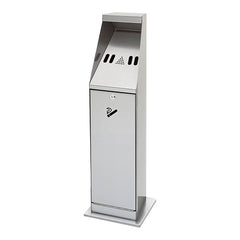 Powder-Coated Smokers Pole | EMGA | Galvanized Steel | 24 x 24 x H87 cm 1