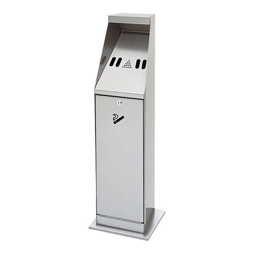 Powder-Coated Smokers Pole | EMGA | Galvanized Steel | 24 x 24 x H87 cm 1