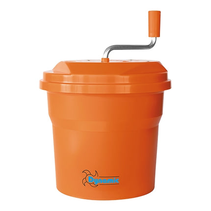 Salad Spinner with Removable Basket | Dynamic | NSF | Orange Polypropylene | 10 L, Ø33 x H42 cm 1