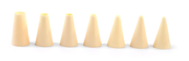 Smooth Icing Tips Set | HENDI | Ø 5-7-9-11-13-15-17 mm