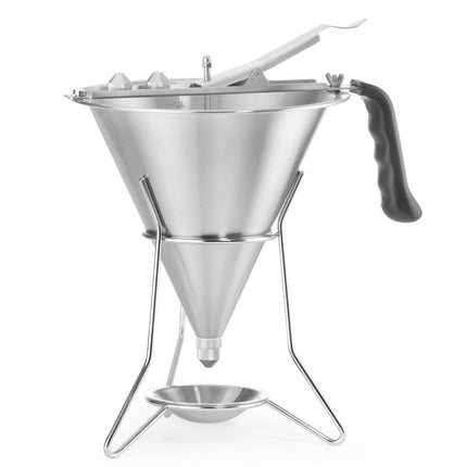 Confectionery Funnel with Stop Valve and Nozzles 1.5L | Profi Line | HENDI