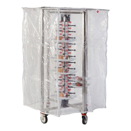 Transparent Polyester Plate Rack Cover | Plate Mate | 70 x 65 x H132 cm 1