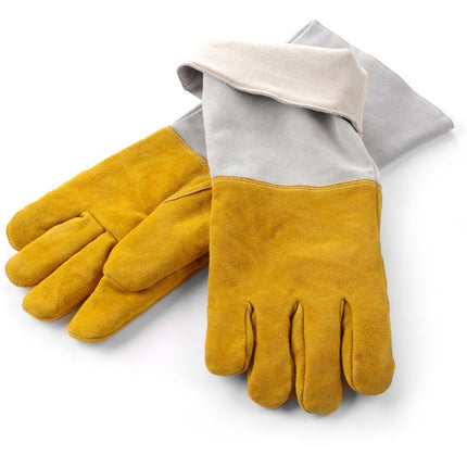 Heat Resistant Leather Barbecue Gloves | HENDI | Cow Leather | 460mm Length
