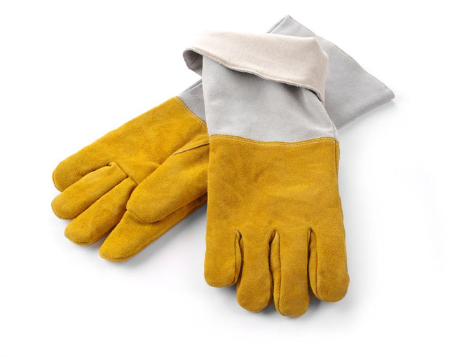 Heat Resistant Leather Barbecue Gloves | HENDI | Cow Leather | 460mm Length