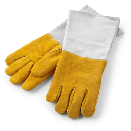 Heat Resistant Leather Barbecue Gloves | HENDI | Cow Leather | 460mm Length 2