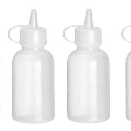 Mini Sauce Dispenser Set | HENDI | 4 Pieces | 0.05L | Transparent | ⌀35x100mm