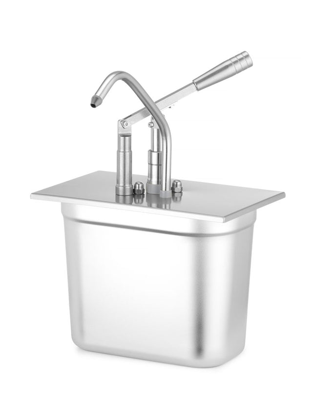 Lid with dispenser for GN containers, HENDI, GN 1/4, Silver, 321x165mm