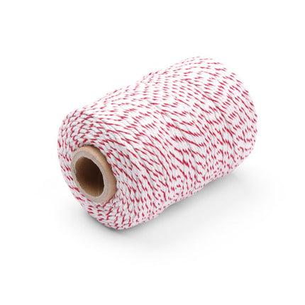Butcher's Twine Red & White | HENDI | 132m | Unbleached Cotton