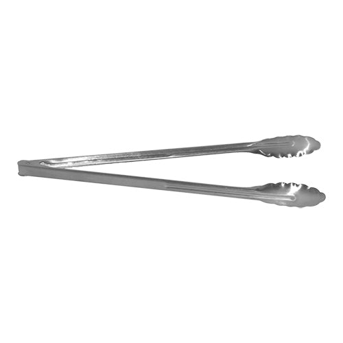 Stainless Steel Serving Tongs | CaterChef | Rounded Edges | 40 cm 1