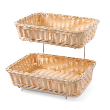 Bread Basket Display with Chrome-Plated Stand | HENDI | GN 1/2 Size