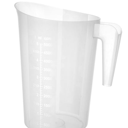 Stackable Measuring Jug with Embossed Scale | HENDI | 5L | Ø210x270mm