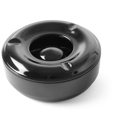 Black Melamine Ashtray | HENDI | 146mm Diameter