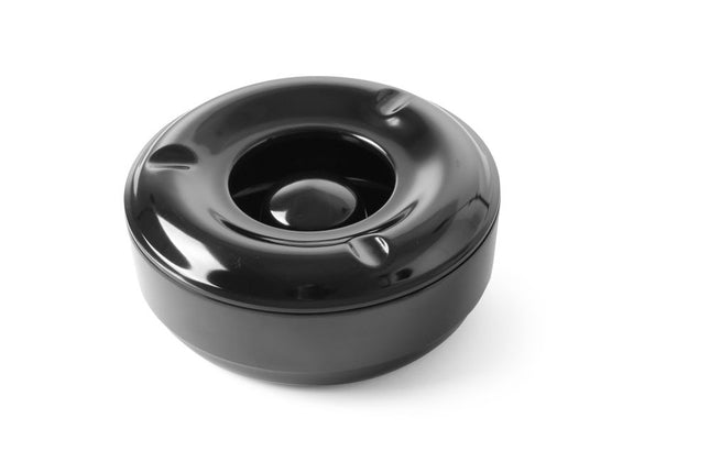 Black Melamine Ashtray | HENDI | 146mm Diameter
