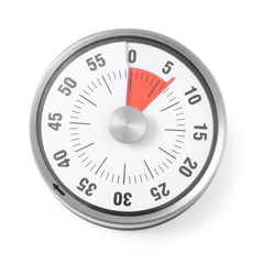 Analog Kitchen Timer with Magnetic Back | HENDI | 80mm Diameter