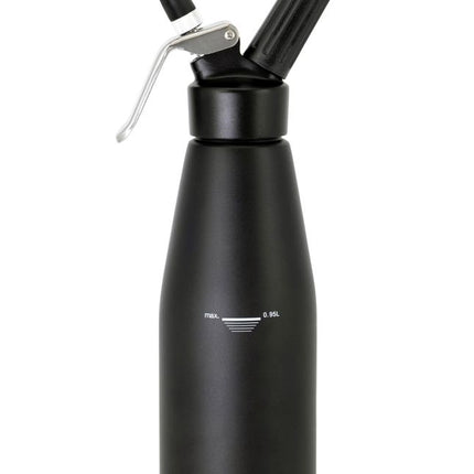 Cream Whipper | HENDI Kitchen Line | 0.95L | Black | Ø95x320mm