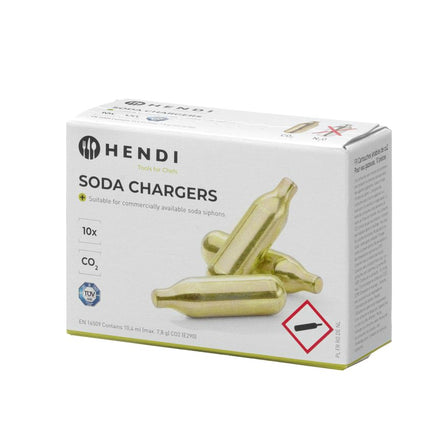 CO₂ Soda Chargers for 1L Soda Siphons | HENDI | 10 Pieces 2