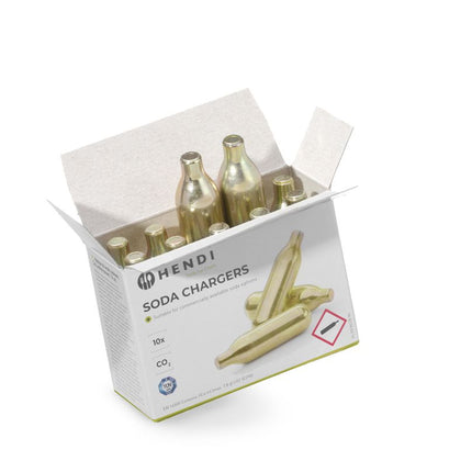 CO₂ Soda Chargers for 1L Soda Siphons | HENDI | 10 Pieces 3
