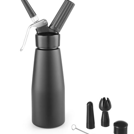 Cream Whipper | HENDI Kitchen Line | 0.5L | Black | Ø80x260mm 5