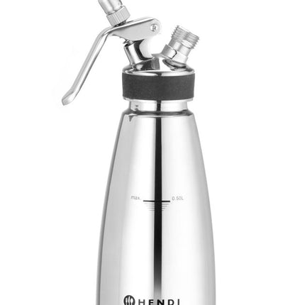 Thermo Whipper 0.5L with Cleaning Brush and Nozzles | HENDI | Double-Walled Stainless Steel 5